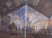Claude Monet Gare Saint-Lazare (nn02) Spain oil painting artist